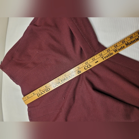 Kit and Ace Maroon Trouser Pants sz 8 - Picture 8 of 12